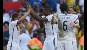 ... die DFB-Elf durfte nach 90 sehr, sehr harten Minuten jubeln. Deutschland steht zum vierten Mal in Folge ein einem WM-Halbfinale - Rekord