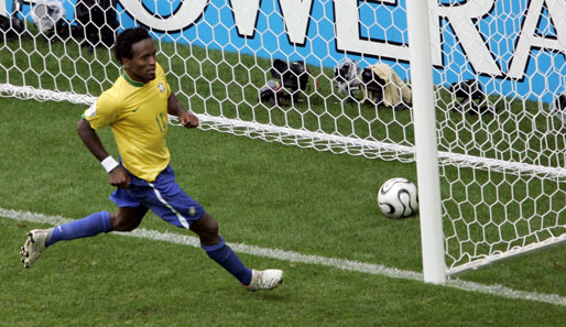 Bei der WM 2006 in Deutschland lief es für ihn und sein Team weniger gut: Brasilien schied bereits im Viertelfinale aus