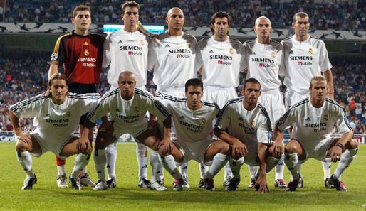 Die Galaktischen von Real Madrid in ihrer Blütezeit. Zidane war auf dem Rasen der Dirigent dieses Meister-Orchesters