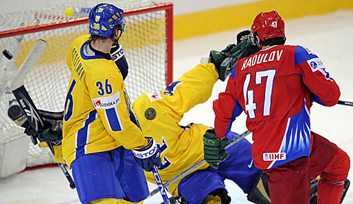 Russland zog durch einen 6:5-Sieg nach Verlängerung gegen Schweden ins WM-Viertelfinale ein