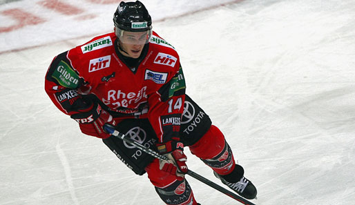Der Schwede Daniel Rudslätt spielt seit 2006 für die Kölner Haie in der DEL