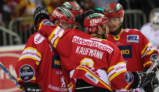 Die Düsseldorfer EG wurde bereits achtmal Eishockey-Meister. Zuletzt 1996