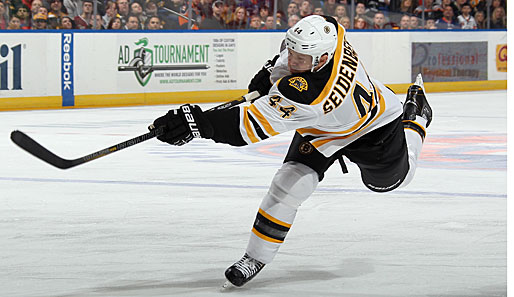 Dennis Seidenberg ist mit seinen Boston Bruins auf Play-off Kurs in der NHL