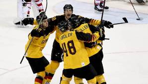 Bei der Eishockey-WM will das DEB-Team wieder so feiern wie bei Olympia.