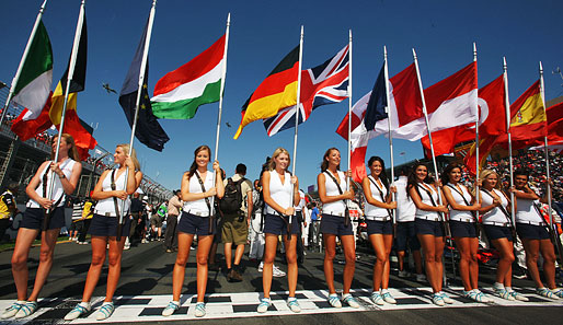 Formel 1, Flaggen, Rennkalender, Termine, 2009, GP, 19 Rennen