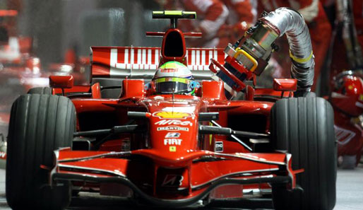 Formel 1, Sigapur, Ferrari, Massa, Unfall, Tankwart, Boxen Stop