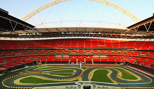 Das Wembley-Stadion war schon 2007 Schauplatz des Race of Champions