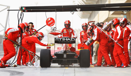 Kimi Räikkönen landete bei den Testfahrten in Bahrain ganz vorne