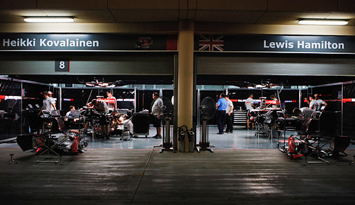 Hoffentlich gehen bei McLaren-Mercedes nicht bald die Lichter aus