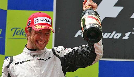 Jenson Button gewann das Rennen in Spanien souverän von der Pole-Position aus