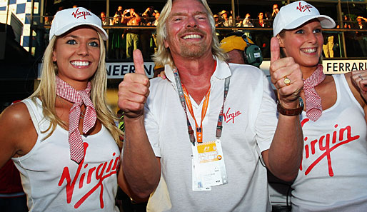 Virgin-Boss Richard Branson könnte schon bald das Manor-Team unterstützen