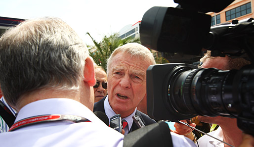 FIA-Präsident Max Mosley konnte mit der FOTA noch keine Einigung erzielen