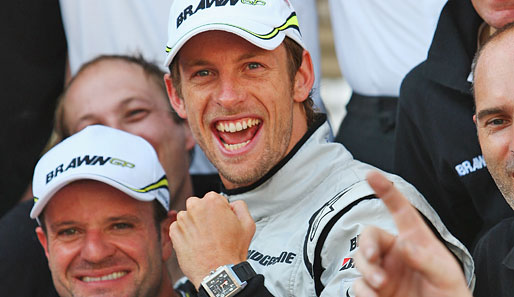 Jenson Button gewann bisher sechs von acht Saisonrennen