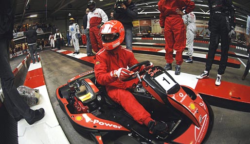 Tests im Kart: Michael Schumacher freut sich auf sein Formel-1-Comeback