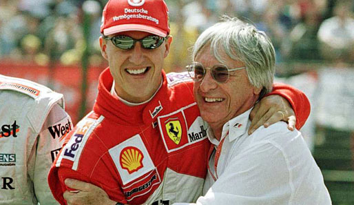 Bernie Ecclestine hatte in Michael Schumacher 15 Jahre lang seinen Goldesel