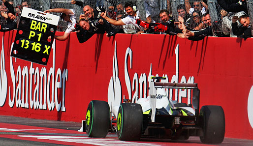 Rubens Barrichello gewann sein zweites Saisonrennen