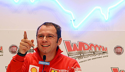 Stefano Domenicali ist seit dem Jahr 2007 Teamchef der Suderia Ferrari