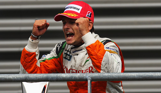 Giancarlo Fisichella fuhr von 2008 bis 2009 für Force India