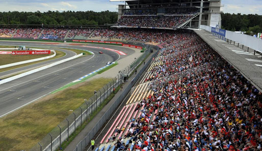 2010 wieder im Formel-1-Kalender: der Hockenheimring