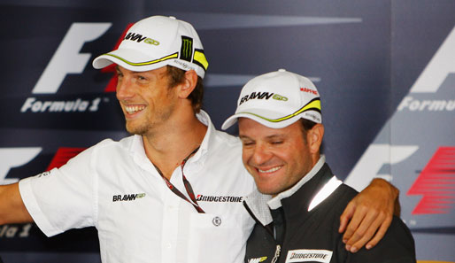 Sicherten Brawn GP die Konstrukteurs-WM: Weltmeister Jenson Button (l.) und Rubens Barrichello