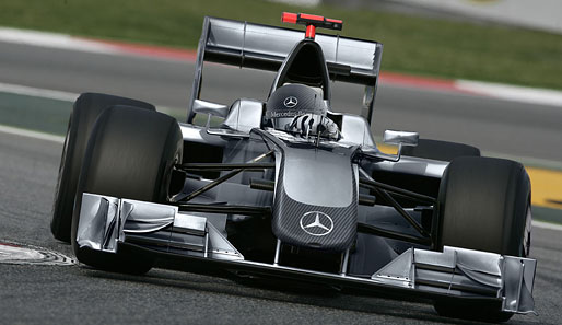 2010 wird der Brawn-Mercedes so ähnlich aussehen. Es gibt wieder einen waschechten Silberpfeil