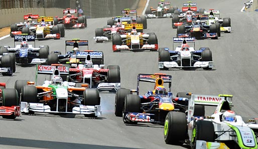 19 Rennen umfasst die Formel 1 Saison 2010