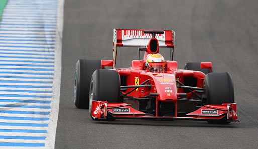 Bei den Young Driver Days konnte sich Jules Bianchi schon mit dem Ferrari vertraut machen