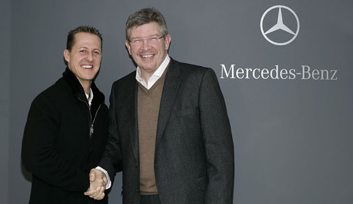 Michael Schumacher und Ross Brawn holten fünf Weltmeistertitel für Ferrari
