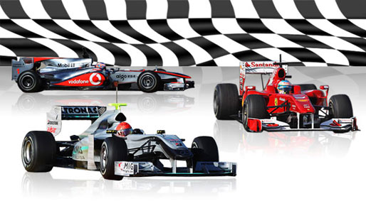 Ferrari, McLaren, Mercedes - die Formel-1-Boliden für 2010 im Vergleich