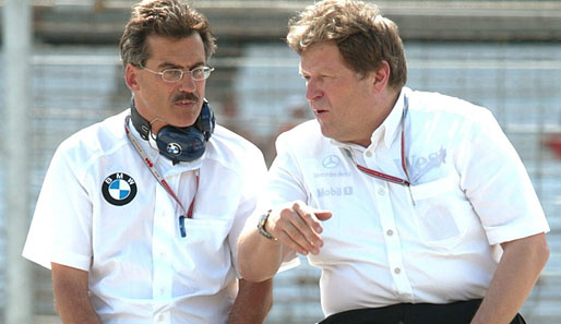 Mario Theissen (l.) und Norbert Haug waren seit der Saison 2000 gemeinsam in der Formel 1 tätig