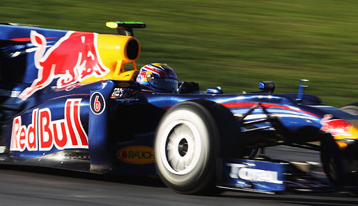 Mark Webber fuhr seine schnellsten Runden am Vormittag