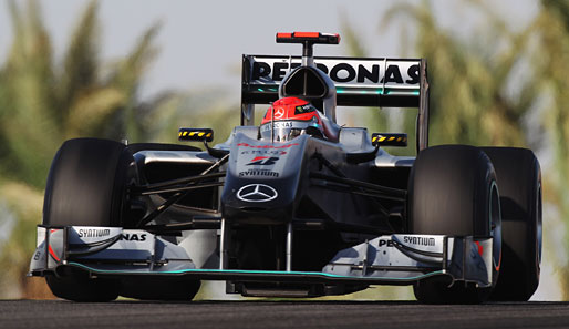Michael Schumacher landete beim Bahrain-GP im Mercedes auf Rang sechs