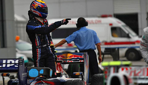 Mark Webber fuhr in Malaysia überlegen auf die Pole-Position