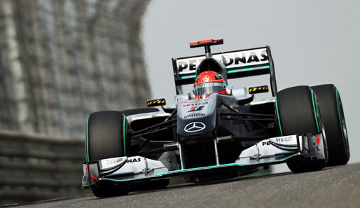 Michael Schumacher wurde beim Grand Prix in Shanghai nur Zehnter