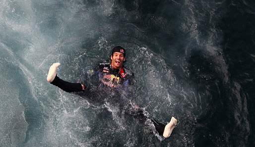 Mark Webber fühlt sich noch wie ein Fisch im Wasser bei Red Bull
