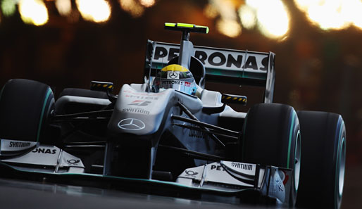 Nico Rosberg liegt in der Fahrer-WM auf Rang acht