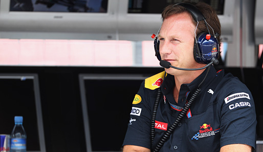 Red-Bull-Teamchef Christian Horner bemüht sich um Ruhe im Team