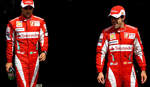 Die Doppelsieger von Hockenheim: Fernando Alonso (r.) und Felipe Massa
