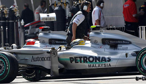 Nico Rosberg hat in der Fahrer-WM 54 Punkte vor Michael Schumacher