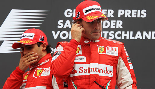 Fernando Alonso und Felipe Massa redeten nach dem Rennen kein Wort miteinander