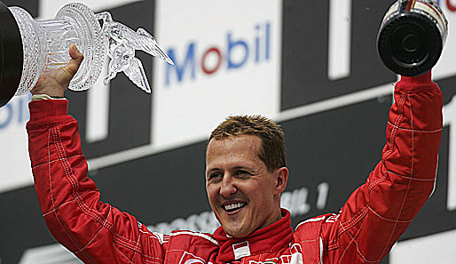 In seiner Abschiedssaison 2006 gewann Michael Schumacher im Ferrari in Hockenheim