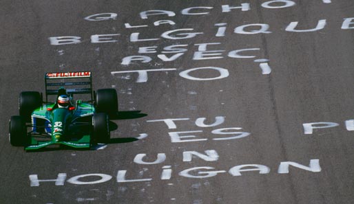 1991 fuhr Michael Schumacher im Jordan sein erstes Rennen: in Spa