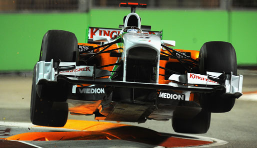Adrian Sutil fährt seit 2008 für das Team Force India in der Formel 1