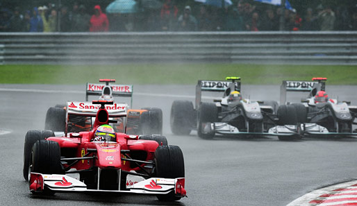 Felipe Massas Fehlstart beim Grand Prix von Spa wurde von der Rennleitung nicht bemerkt