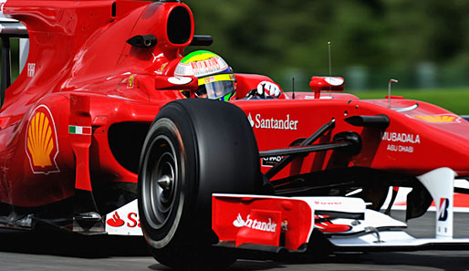 Felipe Massa arbeitete sich in Spa von Startplatz sechs auf Rang vier nach vorne