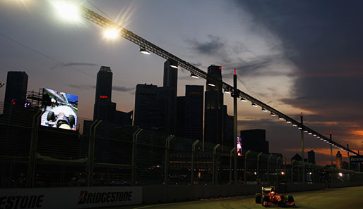Den Singapur-GP 2009 hat Lewis Hamilton im McLaren gewonnen