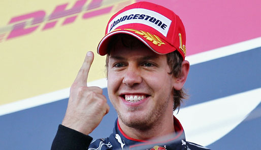 Sebastian Vettel liegt momentan punktgleich mit Fernando Alonso auf Rang drei der WM-Gesamtwertung