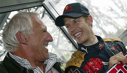 Dietrich Mateschitz (l.) würde Sebastian Vettel ziehen lassen