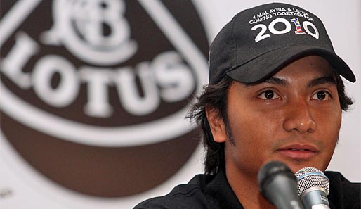 Der Malaysier Fairuz Fauzy wird den Lotus-Renault-Rennstall als Ersatzfahrer verstärken
