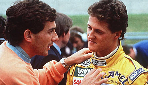 Zwischen Ayrton Senna und Michael Schumacher bahnt sich ein packendes Halbfinale an